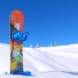 Snowboardausrüstung mieten