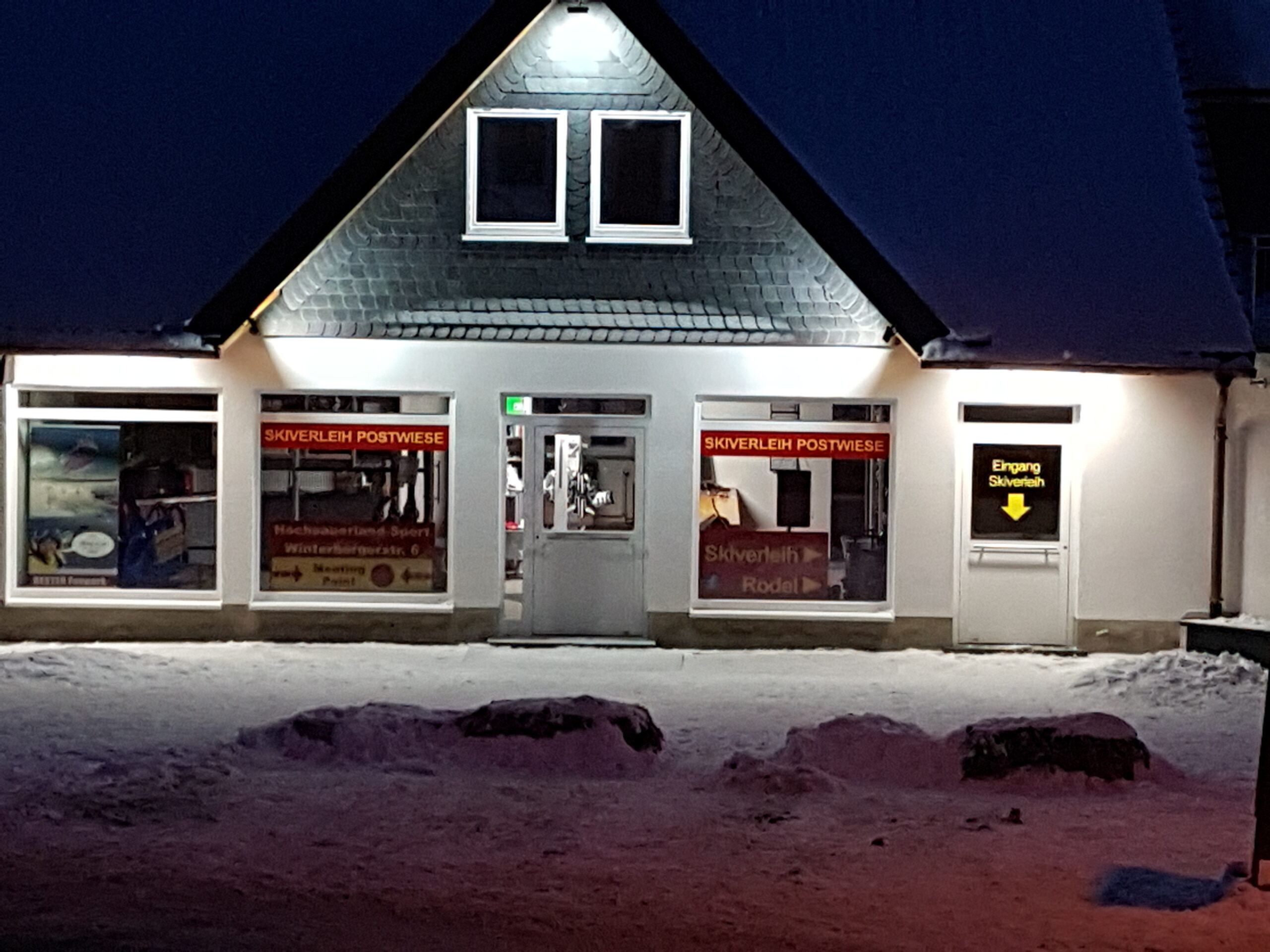 Skiverleih an der B480 Bad Berleburg - Winterberg